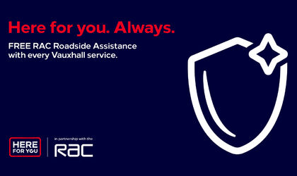 Free RAC Roadside Assistance with every Vauxhall service Image