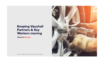 Vauxhall Partners & Key Workers Offer Image